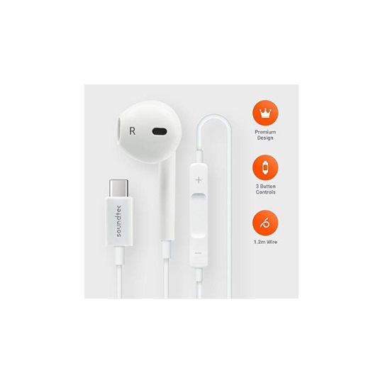 Porodo SoundTec Mono Earphone with Type-C