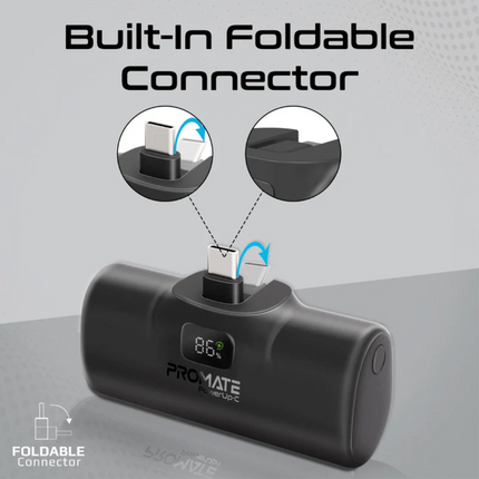Promate PowerUp C Black Mobile Charger