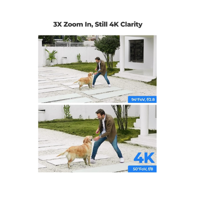 Reolink E1 Outdoor PoE 8MP 4K PTZ PoE Camera with Auto Tracking and Smart Detection