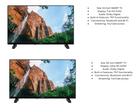 Myros Smart Tv 55'' UHD - 4K + Myros Smart Tv 43'' FHD