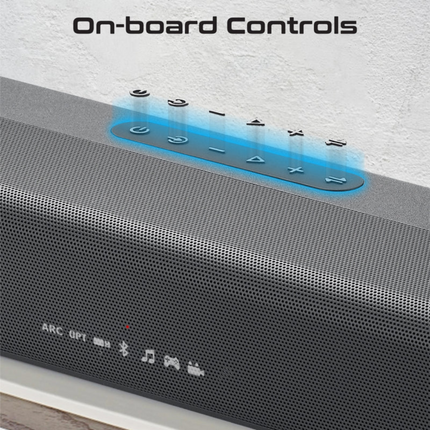 Promate 60W Ultra-Slim SoundBar with Built-in Subwoofer