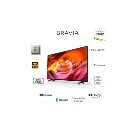 Sony Bravia 50 inches 4K Ultra HD Smart LED Google TV KD-50X75K