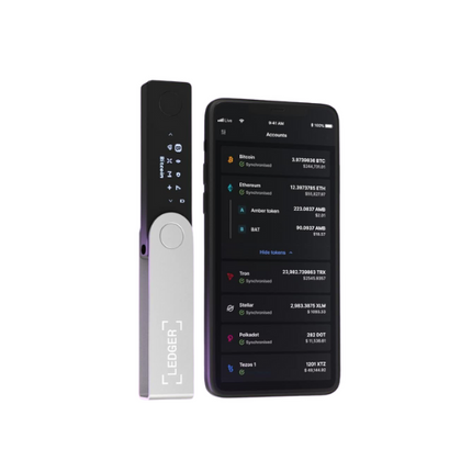 LEDGER - NANO X - CRYPTO WALLET - BLACK