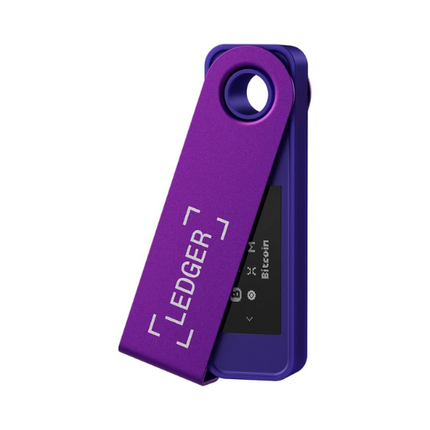 LEDGER - NANO S PLUS - CRYPTO WALLET - AMETHYST PURPLE