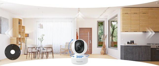 Reolink E1 4MP PT Indoor Wi-Fi Security Camera