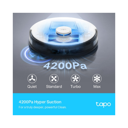TP-Link Tapo RV30 Plus LiDAR Navigation Robot Vacuum Cleaner & Mop + Smart Auto-Empty Dock