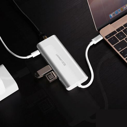 Ugreen Type C Multifultional Converter 8 In 1 Sliver