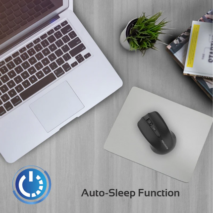 Promate 2.4GHz Wireless Ergonomic Optical Mouse