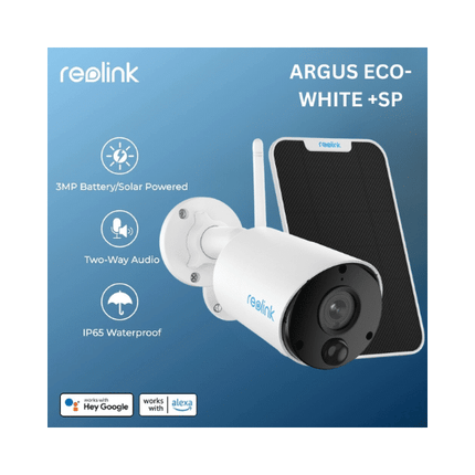 Reolink Argus Eco 3MP 4K Battery WiFi Security Camera