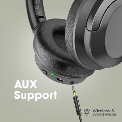 Promate ANC High-Fidelity Stereo Wireless Headphones