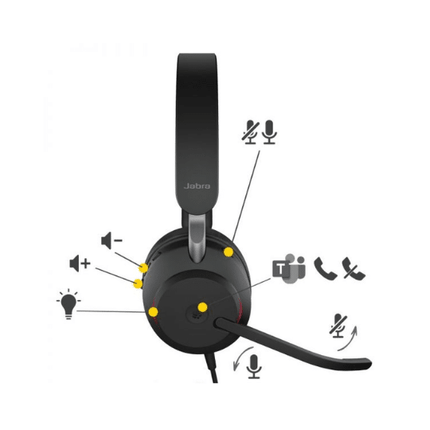 Jabra Evolve2 40 USB-A MS Stereo-SE
