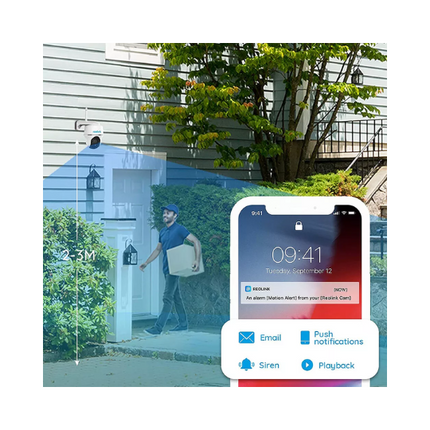 Reolink Argus PT 5MP Smart Pan-Tilt Battery WiFi Security Camera
