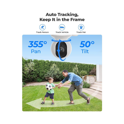 Reolink E1 Outdoor PoE 8MP 4K PTZ PoE Camera with Auto Tracking and Smart Detection