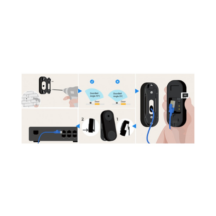 Reolink Smart 5MP 2K+ Wired PoE Video Doorbell with Chime