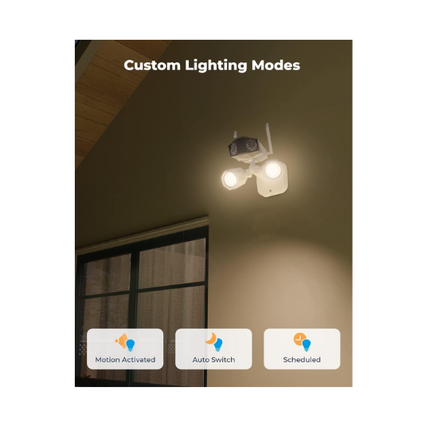 Reolink Duo Floodlight PoE 8MP 4K PoE Floodlight Camera with Dual Lens for 180° Field of View