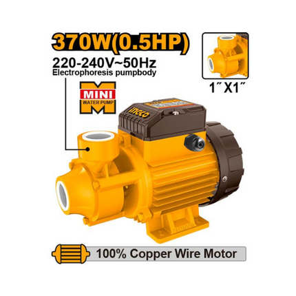 INGCO WATER PUMP  MAX FLOW 30L\MIN 0.5 HP