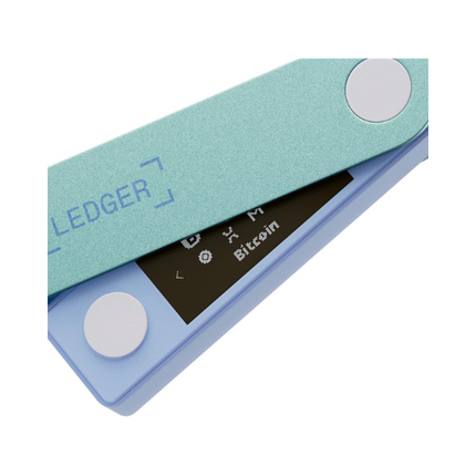 LEDGER - NANO X - CRYPTO WALLET - PASTEL GREEN