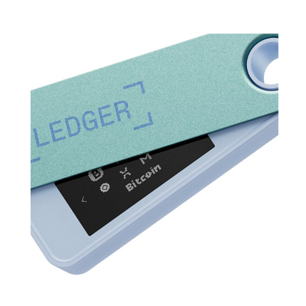 LEDGER - NANO S PLUS - CRYPTO WALLET - PASTEL GREEN