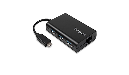 Targus Usb-C Usb 3.0 Hub With Gigabit Ethernet