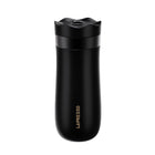 LePresso Insulated Mug with French Press Black