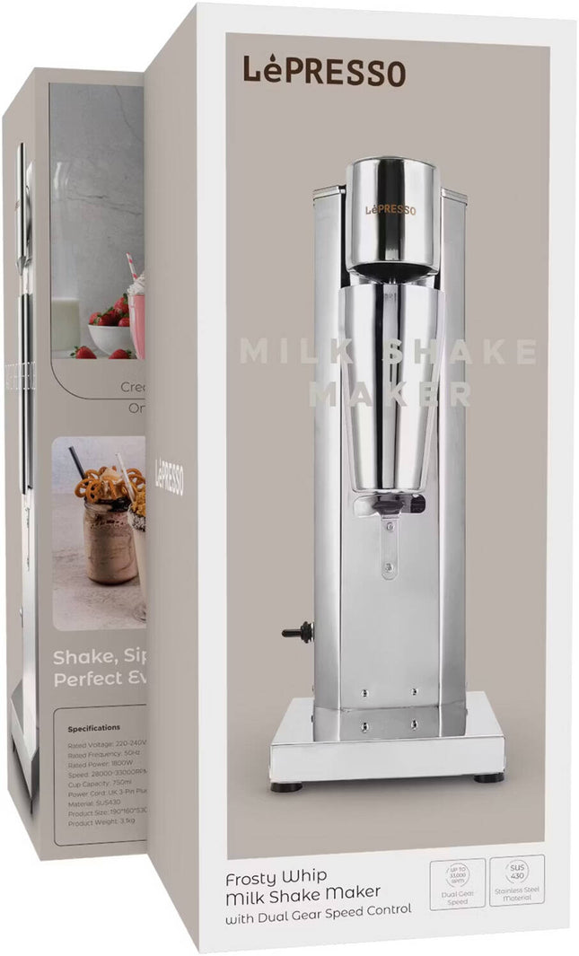 LePresso Frappe Shake Machine - Silver LPCFFFM0075SL