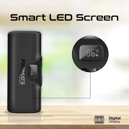 Promate PowerUp C Black Mobile Charger