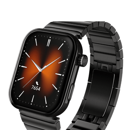 Noise ColorFit Pro 6 Max Smartwatch - Chrome Black