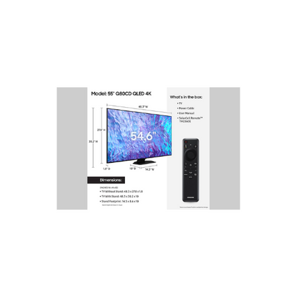 SAMSUNG TELEVISION 55" QLED 4K SMART