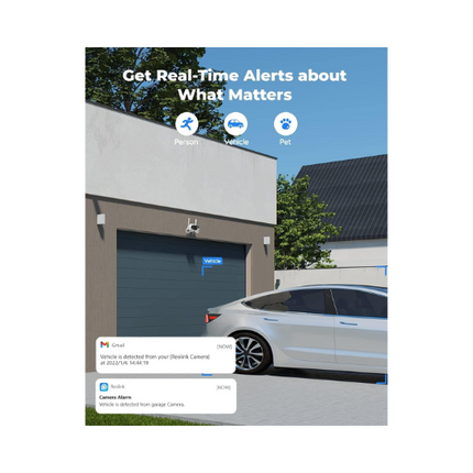 Reolink Duo Floodlight PoE 8MP 4K PoE Floodlight Camera with Dual Lens for 180° Field of View