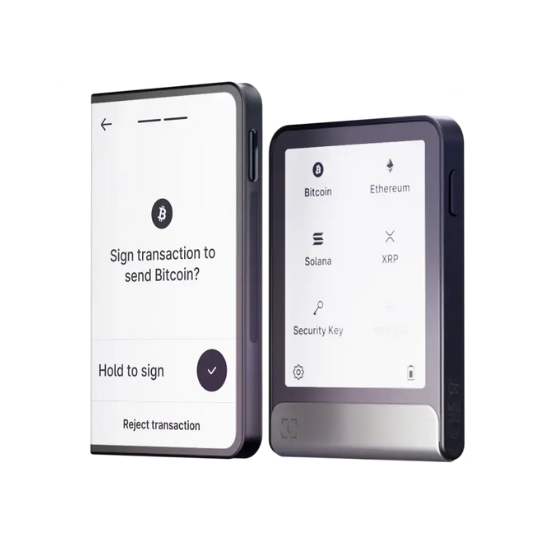 LEDGER - STAX - CRYPTO WALLET - TOUCHSCREEN - WIRELESS CHARGIN - BLACK