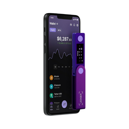 LEDGER - NANO X - CRYPTO WALLET - AMETHYST PURPLE