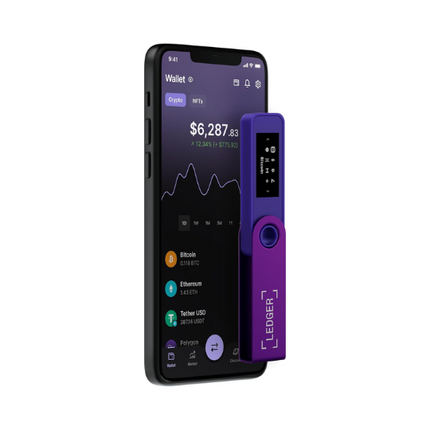 LEDGER - NANO S PLUS - CRYPTO WALLET - AMETHYST PURPLE