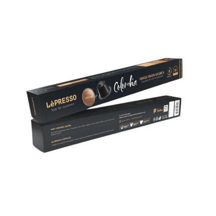 LePresso Aluminum capsules Single Origin Arabica 10pc - Colombia