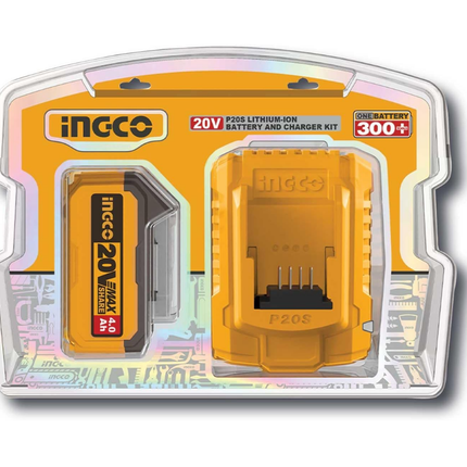 INGCO P20S LITHIUM-ION BATTERY AND CHARGER KIT