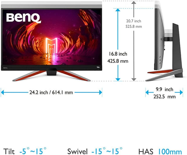 Benq Mobiuz Gaming Monitor 27″ 165hz