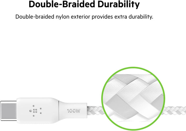 Belkin BoostCharge USB-C to USB-C Cable 100W
