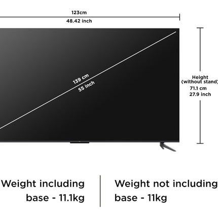 Tcl Television 55" Qled Smart 4K