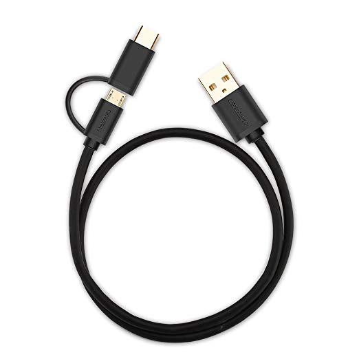 Ugreen Micro-Usb To Usb Cable With Usb-C Adapter