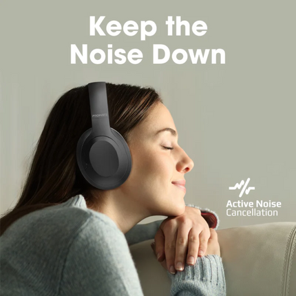 Promate ANC High-Fidelity Stereo Wireless Headphones