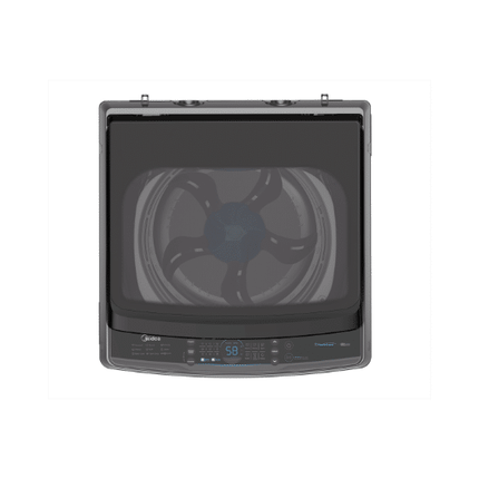 MIDEA WASHING MACHINE TOP LOADING 10.5KG TITANIUM GREY