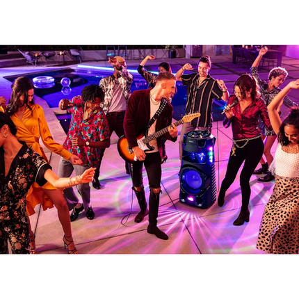 Sony MHC-V73 High Power Bluetooth Party Speaker Omnidirectional Sound Multicolour Lighting