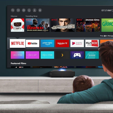 HISENSE LASER TV   100 INCH