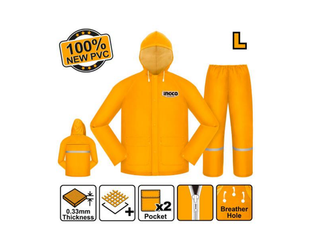 INGCO RAIN SUIT LARGE