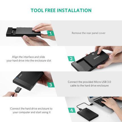 Ugreen 2.5 Inch Usb 3.0 To Sata Hard Driver Enclosure