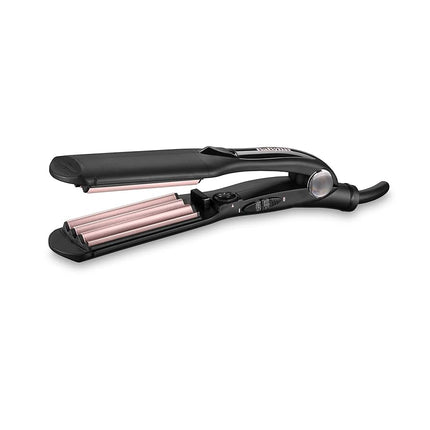 BABYLISS THE CRIMPER CREPE IRON WITH 10 TEMPERATURE LEVELS UP TO 210 °C AND AUTOMATIC SHUT-OFF BLACK