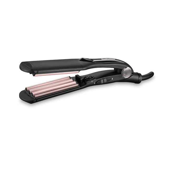 BABYLISS THE CRIMPER CREPE IRON WITH 10 TEMPERATURE LEVELS UP TO 210 °C AND AUTOMATIC SHUT-OFF BLACK