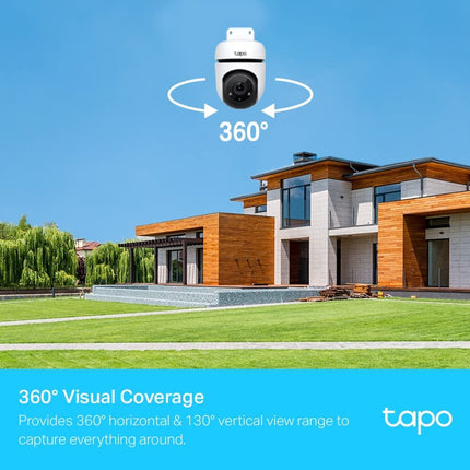 Tapo Outdoor Pan/Tilt Security WiFi Camera Fhd