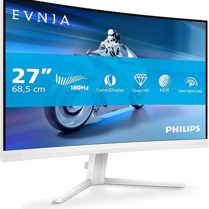 Philips Momentum 2K Curved Gaming Monitor 27" 165Hz - White