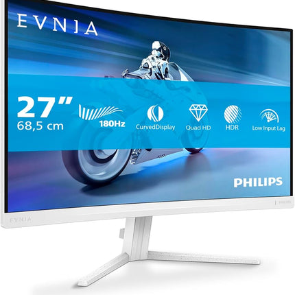 Philips Evnia Curved Gaming Monitor 27 Series 5000 White