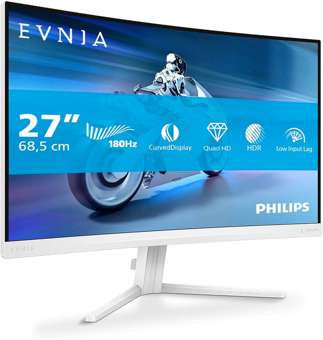 Philips Evnia Curved Gaming Monitor 27 Series 5000 White